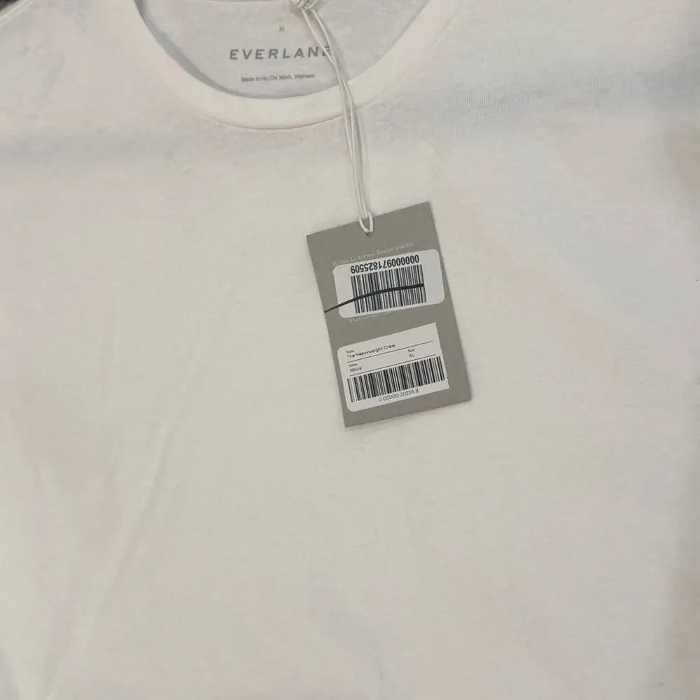 Everlane The Heavyweight Classic Tee - White Size XL - Picture 4 of 4